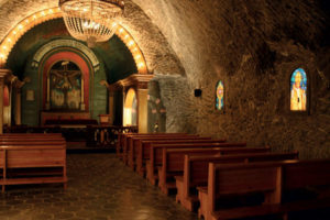 Wieliczka Salt mines Krakow and the extraordinary Saint Kinga's chapel with Salt Chandelier and Altar