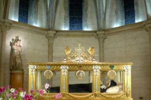 Shrine of St Bernadette Soubirous of Nevers France and her incorrupt Body which has not decayed
