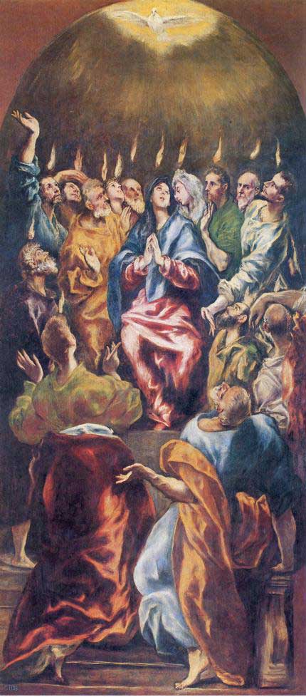 El Greco, The Pentecost Stations of the Resurrection with Pictures - Via Lucis 
